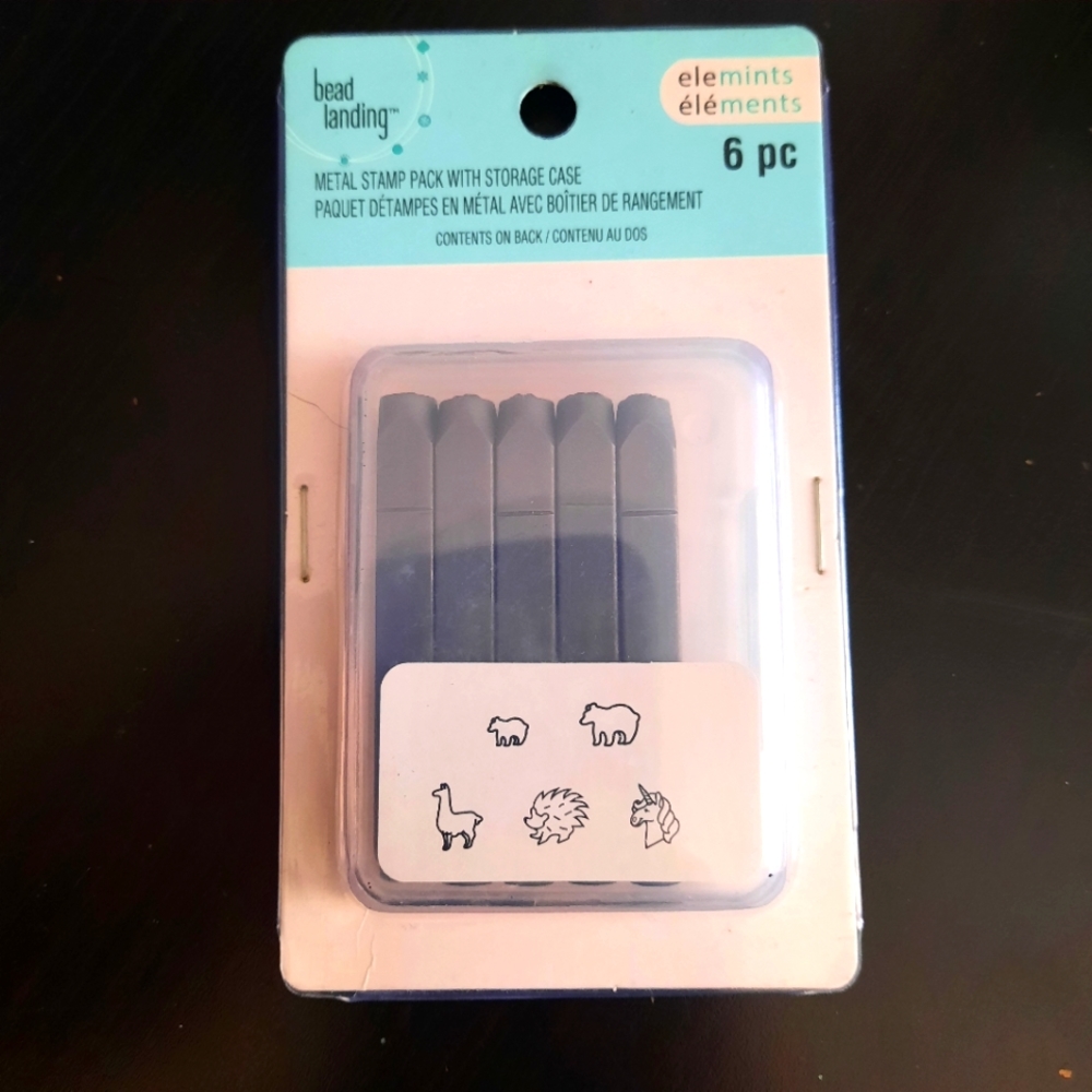 Metal Stamp Pack with Storage case